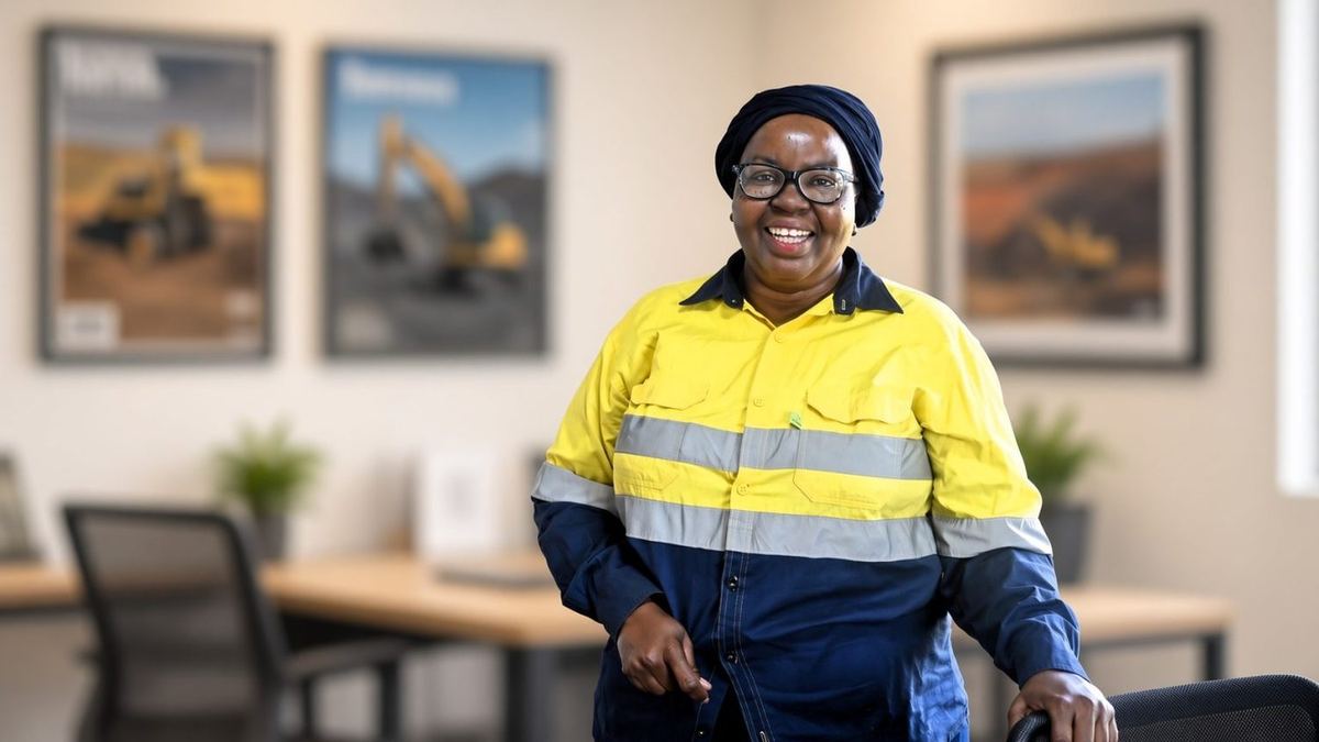 Ms Tebogo Mosito, founder of Ditsogo Group, photographed in the company offices